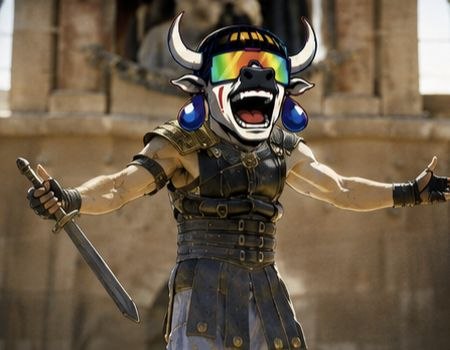 The bull as a gladiator